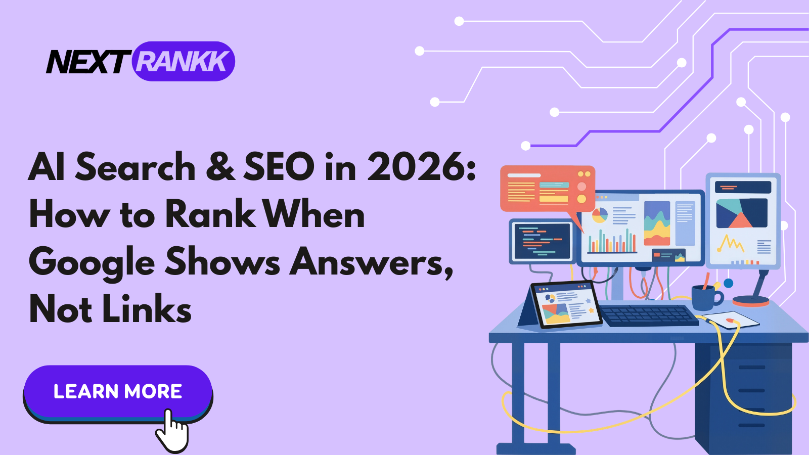 AI Search & SEO in 2026: How to Rank When Google Shows Answers, Not Links